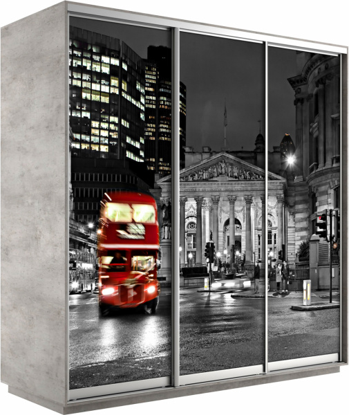 ТРИО фотопечать шкаф трехдверный